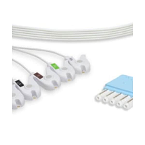 Ilc Replacement for Curbell Dlp-05bk-40as-0100 Disposable ECG Leadwires DLP-05BK-40AS-0100 DISPOSABLE ECG LEADWIRES CURBE - main